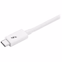 StarTech.com Câble Thunderbolt 3 de 2 m - 20 Gb/s - Compatible Thunderbolt, USB et DisplayPort - Blanc - Vue supplémentaire 7