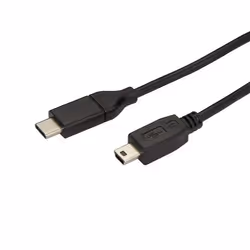 StarTech.com Câble USB 2.0 Type-C vers Mini-B de 2 m, 2 m, USB C, Mini-USB B, USB 2.0, 480 Mbit/s, Noir