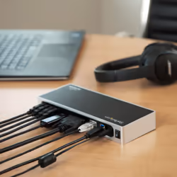 StarTech.com Station d'Accueil USB 3.0 à Double Écran - Dock Universel Type-A pour PC/Ordinateur Portable avec HDMI et DVI/VGA - Hub USB 3.1 Gen 1 5Gbps à 6 Ports, Gbe, Audio - Windows & Mac - Vue supplémentaire 7