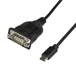 StarTech.com Câble Adaptateur USB-C vers Série de 40 cm - Convertisseur USB Type C vers RS232 (DB9) - Câble Série USB-C pour PLCs/APIs, Scanners, Imprimantes - M/M - Windows/Mac/Linux