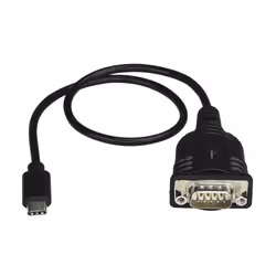 StarTech.com Câble adaptateur USB-C vers série DB9 RS232 avec rétention COM