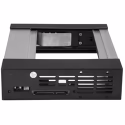 StarTech.com Rack disque dur 5,25" vers 3,5" avec échange à chaud - Backplane HDD / SSD SATA/SAS 3,5" - Sans tiroir - Aluminium