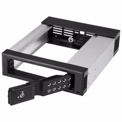 StarTech.com Rack disque dur 5,25" vers 3,5" avec échange à chaud - Backplane HDD / SSD SATA/SAS 3,5" - Sans tiroir - Aluminium - Vue supplémentaire 4