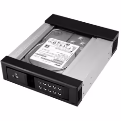 StarTech.com Rack disque dur 5,25" vers 3,5" avec échange à chaud - Backplane HDD / SSD SATA/SAS 3,5" - Sans tiroir - Aluminium - Vue supplémentaire 6
