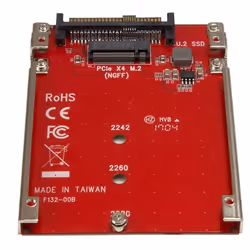 StarTech.com Adaptateur disque dur M.2 vers U.2 pour SSD M.2 PCIe NVMe - SFF-8639