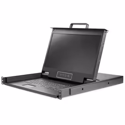 StarTech.com Console KVM à Montage en Rack HD 1080p - Switch KVM HD/Console Montée en Rack - Écran LCD à Montage en Rack - Console KVM à Port Unique VGA - Compatible USB