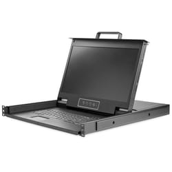 StarTech.com Console KVM à Montage en Rack HD 1080p - Switch KVM HD/Console Montée en Rack - Écran LCD à Montage en Rack - Console KVM à Port Unique VGA - Compatible USB