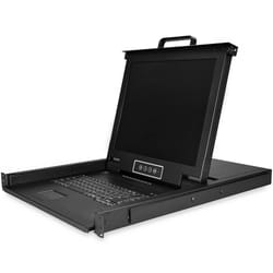 StarTech.com RKCONS1708K support d'ordinateurs 17" Acier Noir 1U