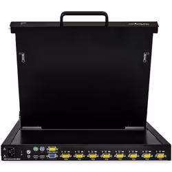 StarTech.com RKCONS1708K support d'ordinateurs 17" Acier Noir 1U