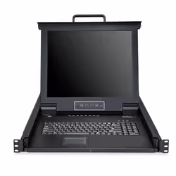 StarTech.com RKCONS1708K support d'ordinateurs 17" Acier Noir 1U - Vue supplémentaire 4