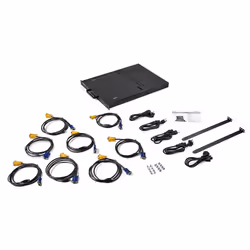 StarTech.com RKCONS1708K support d'ordinateurs 17" Acier Noir 1U - Vue supplémentaire 7