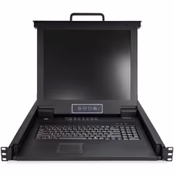 StarTech.com RKCONS1716K support d'ordinateurs 17" Acier Noir 1U