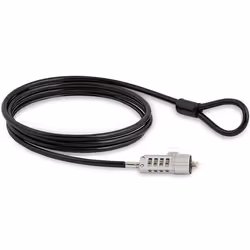 StarTech.com Câble antivol universel de 1,8 m pour ordinateur portable - Câble de verouillage pour PC, 1,8 m, Kensington, Ver ...