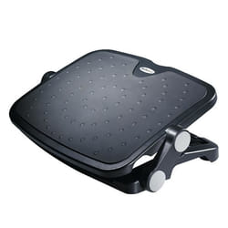 StarTech.com Repose-pieds de bureau réglable noir - Aluminium et plastique