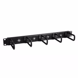 StarTech.com Guide câbles 1U pour rack serveur - Panneau de gestion de câbles 19", Panneau de gestion de câbles, Noir, 1U, EI ...