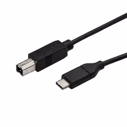 StarTech.com Câble USB-C vers USB-B de 3 m pour imprimante - USB 2.0, 3 m, USB C, USB B, USB 2.0, Mâle/Mâle, Noir