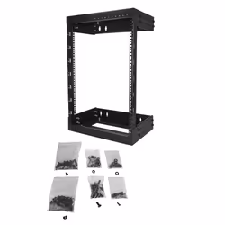 StarTech.com Rack serveur mural 15U - Armoire réseau à cadre ouvert - Profondeur de 30 à 50 cm - Vue supplémentaire 5