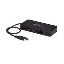 StarTech.com Mini Dock USB 3.0 - Station d'Acceuil USB-A Double Écran avec Vidéo DisplayPort 4K 60Hz & Gigabit Ethernet - Câble 30 cm - Adaptateur USB 3.1 Gen 1 Type-A pour PC Portable - Vue supplémentaire 5