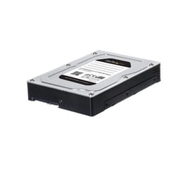 StarTech.com 25SATSAS35HD Obturateur de baie de lecteur 8,89 cm (3.5") Panneau de support Noir, Argent
