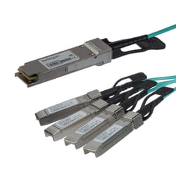 StarTech.com Câble QSFP+ vers 4x SFP+ optique actif (AOC) compatible Cisco QSFP-4X10G-AOC7M - 7 m