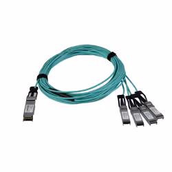 StarTech.com Câble QSFP+ vers 4x SFP+ optique actif (AOC) compatible Cisco QSFP-4X10G-AOC5M - 5 m