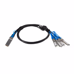 StarTech.com Câble QSFP+ vers 4x SFP+ à connexion directe conforme à MSA - Cordon DAC Twinax de 1 m