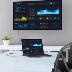 StarTech.com Câble adaptateur USB-C vers HDMI 4K 60 Hz de 2 m - Noir - Vue supplémentaire 5