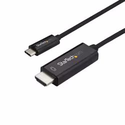 StarTech.com Adaptateur USB-C vers HDMI 3m - Câble Vidéo USB Type C vers HDMI 2.0 - 4K60Hz - Compatible Thunderbolt 3 - Conve ...