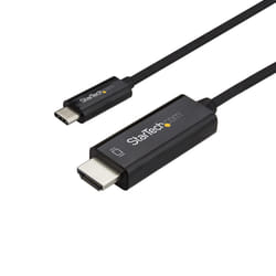 StarTech.com Adaptateur USB-C vers HDMI 3m - Câble Vidéo USB Type C vers HDMI 2.0 - 4K60Hz - Compatible Thunderbolt 3 - Convertisseur USB-C à HDMI - DP 1.2 Alt Mode HBR2 - Noir