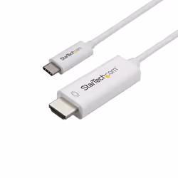 StarTech.com Adaptateur USB-C vers HDMI 3m - Câble Vidéo USB Type C vers HDMI 2.0 - 4K60Hz - Compatible Thunderbolt 3 - Conve ...