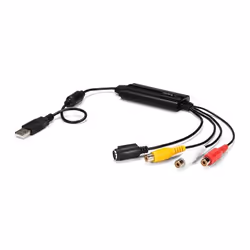 StarTech.com SVID2USB232, Noir, Composite + S-Video + RCA, EM28281, Plastique, CE, FCC, REACH, NTSC, PAL, SECAM