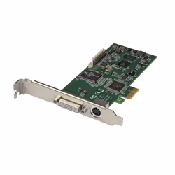 StarTech.com Carte d'acquisition vidéo HD PCIe - Carte capture vidéo HDMI, DVI, VGA ou composante 1080p 60 FPS, Vert, PCIe, 1 ...