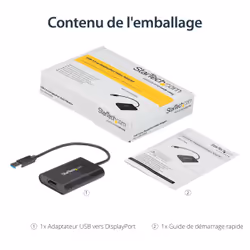 StarTech.com Adaptateur USB 3.0 vers DisplayPort 4K 30Hz - Vue supplémentaire 11