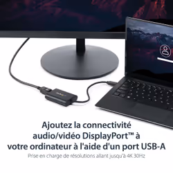 StarTech.com Adaptateur USB 3.0 vers DisplayPort 4K 30Hz - Vue supplémentaire 7