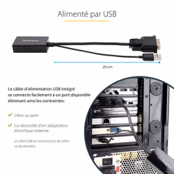 StarTech.com Adaptateur DVI vers DisplayPort avec alimentation USB - 1920 x 1200 - Vue supplémentaire 13