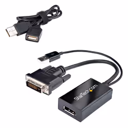 StarTech.com Adaptateur DVI vers DisplayPort avec alimentation USB - 1920 x 1200 - Vue supplémentaire 9