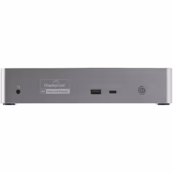 StarTech.com Dock USB-C - Mini Dock avec Hub USB-C HDMI avec 1x USB Type-C & 3x USB-A, Ethernet, Audio - Mini Docking Station USB-C HDMI DisplayPort pour 4 Écrans - Station d'Accueil Universelle USB-C
