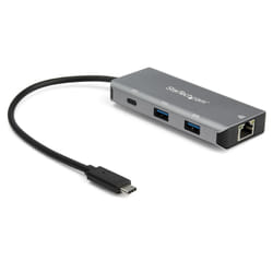 StarTech.com Hub USB-C 3 Ports USB et 1 Port Gigabit Ethernet RJ45 - 2 Ports USB-A, 1 Port USB-C - HUB Adaptateur SuperSpeed Type C USB 3.2 Gen 2 (10Gbps) - Alimenté par bus USB - Aluminium - Compatible avec TB3