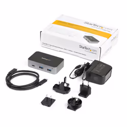 StarTech.com Hub USB-C à 3 ports - USB 3.2 Gen 2 (10Gbps) - Avec 2 ports USB-A, 1 port USB-C et 1 port GbE - Vue supplémentaire 5