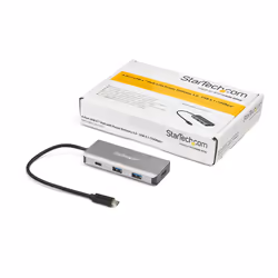 StarTech.com Hub USB-C à 4 Ports (10Gbps) avec 3x USB-A & 1x USB-C - Power Delivery Passthrough 100W - Adaptateur USB 3.2 Gen 2 Type C pour PC Portable - Compatible avec TB3 - Vue supplémentaire 5