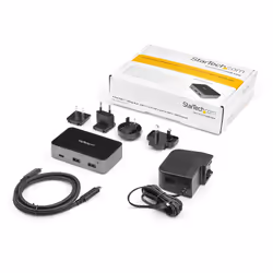 StarTech.com Hub USB-C à 4 ports - USB 3.2 Gen 2 (10Gbps) - 3 ports USB-A et 1 port USB-C - Adaptateur d'Alimentation inclu - Vue supplémentaire 5