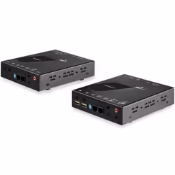 StarTech.com Extender KVM USB sur réseau IP avec vidéo HDMI 4K 30 Hz, 3840 x 2160 pixels, 4K Ultra HD, 18 W, Noir