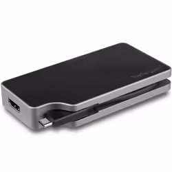 StarTech.com Adaptateur multiport AV numérique - Sorties vidéo VGA, DVI, HDMI, mDP - PD 85 W, USB Type-C, Sortie DVI, Sortie ...
