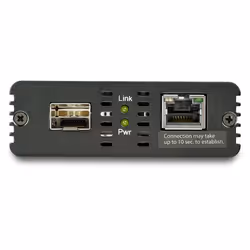 StarTech.com Convertisseur Fibre RJ45 10Gb Ethernet pour Réseaux Nbase-T 10Gbps - SFP vers RJ45 - Multigigabit Mono/Multimode - Pont réseau Fibre Optique vers Cuivre