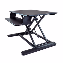 StarTech.com Convertisseur de Bureau Assis-Debout avec Plateau pour Clavier, Surface 35x21" - Poste Ergonomique de Bureau/Tab ...