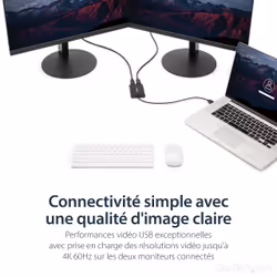 StarTech.com Adaptateur USB 3.0 vers double DisplayPort 4K 60 Hz - Vue supplémentaire 10