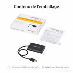 StarTech.com Adaptateur USB 3.0 vers double DisplayPort 4K 60 Hz - Vue supplémentaire 12