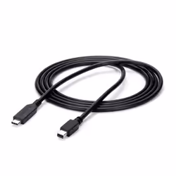StarTech.com Câble adaptateur USB-C vers Mini DisplayPort 4K 60 Hz de 1,8 m en noir - Vue supplémentaire 4