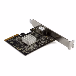 StarTech.com Carte Adaptateur Réseau PCIe 5G - Adaptateur d'Interface Réseau PCIe NBASE-T & 5GBASE-T 2.5BASE-T - 5/2.5/1GbE Multi Gigabit Ethernet Workstation NIC - Carte LAN 4 Vitesses