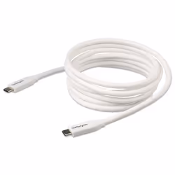 StarTech.com Câble USB-C vers USB-C avec Power Delivery 5A de 2 m - USB 2.0 - Blanc